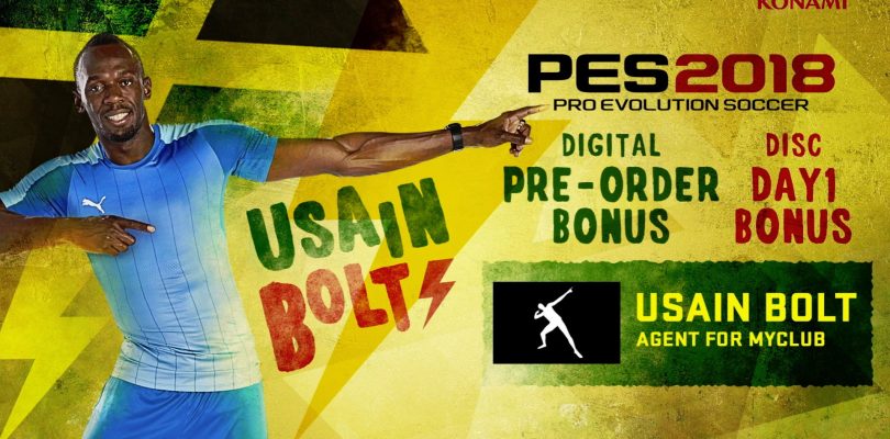Усэйн Болт появится в Pro Evolution Soccer 2018